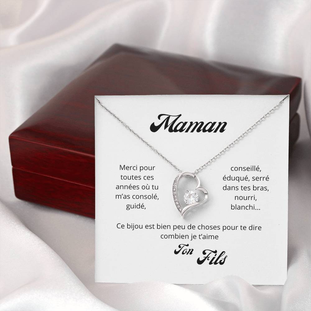Fils à Maman - collier amour éternel