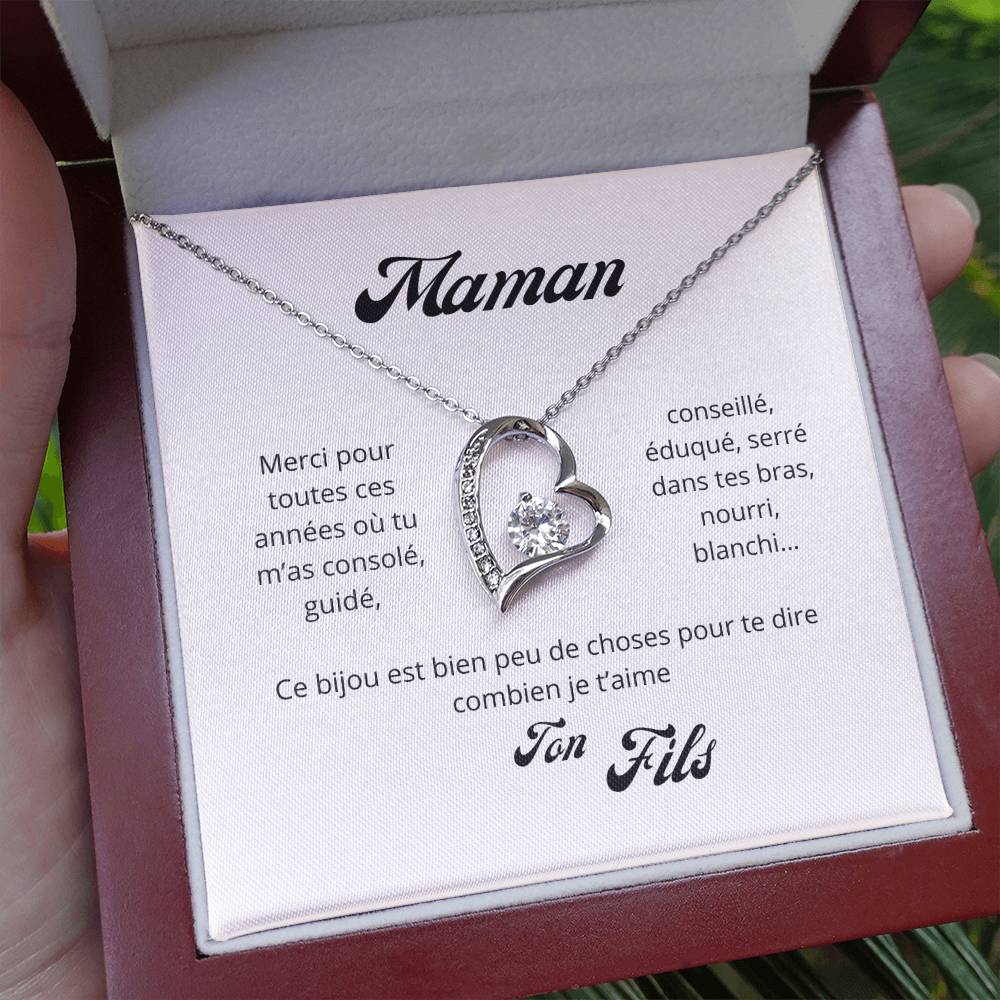 Fils à Maman - collier amour éternel