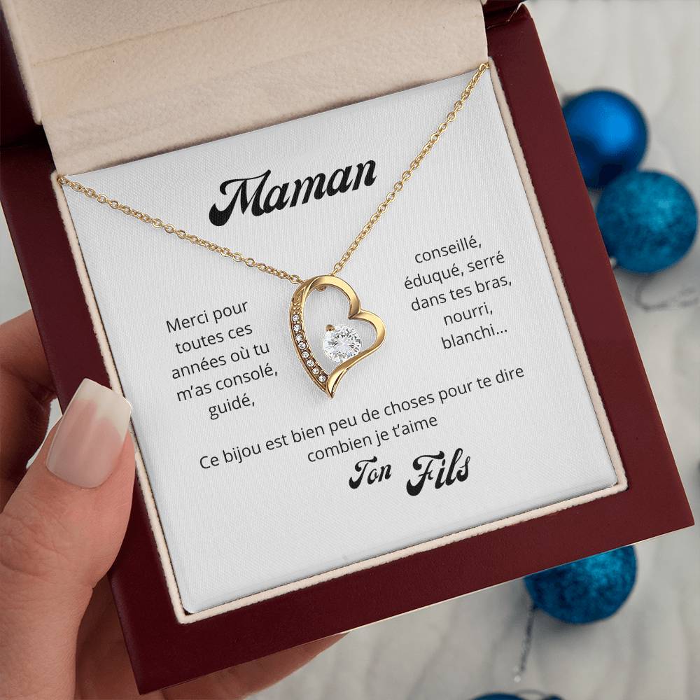 Fils à Maman - collier amour éternel