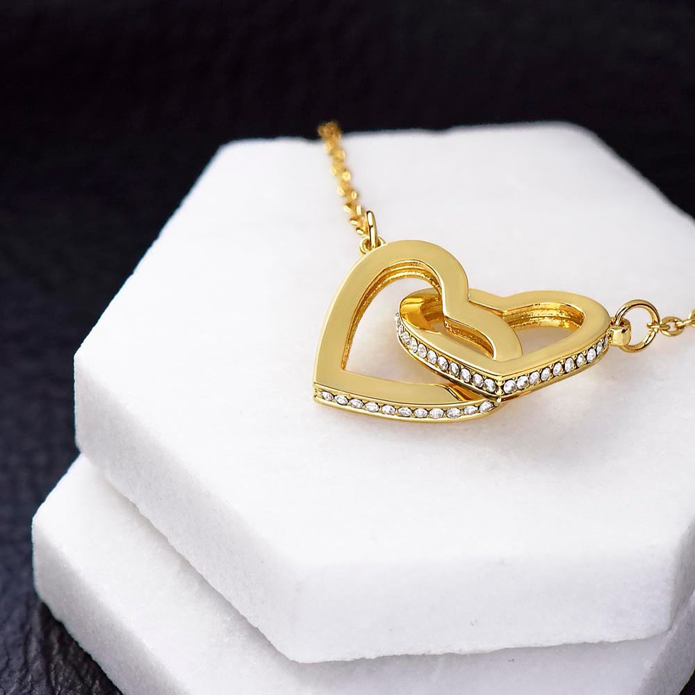 Collier coeurs imbriqués pour ma femme chérie