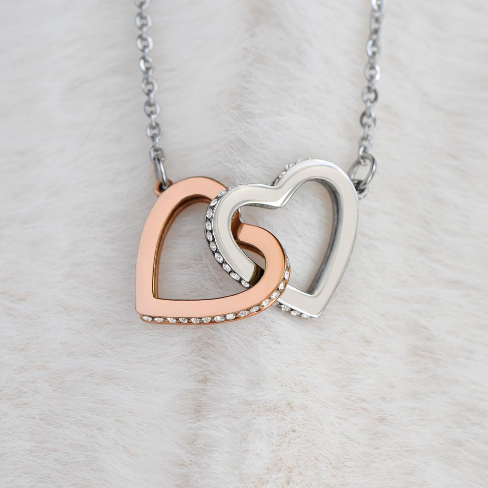 Collier - Maman nos cœurs sont entrelacés