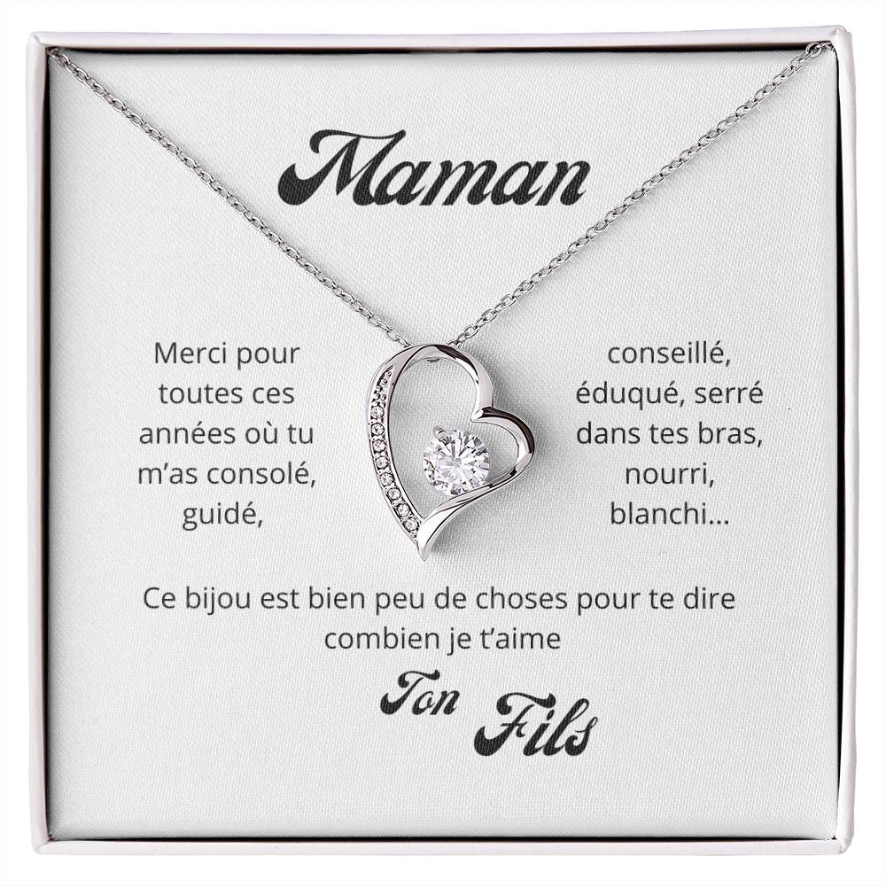 Fils à Maman - collier amour éternel