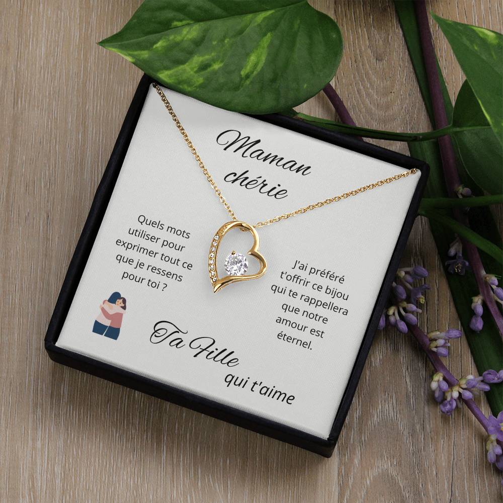 Collier Amour Eternel - fille à maman