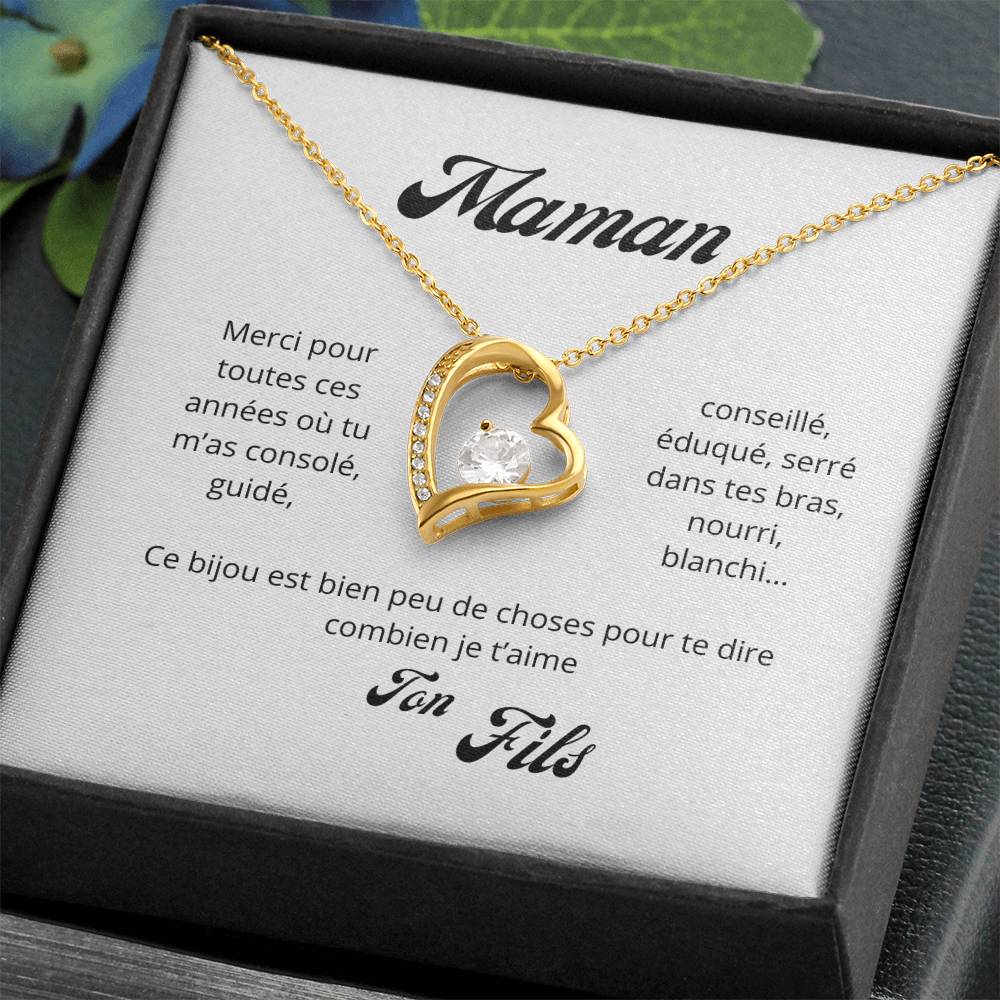 Fils à Maman - collier amour éternel