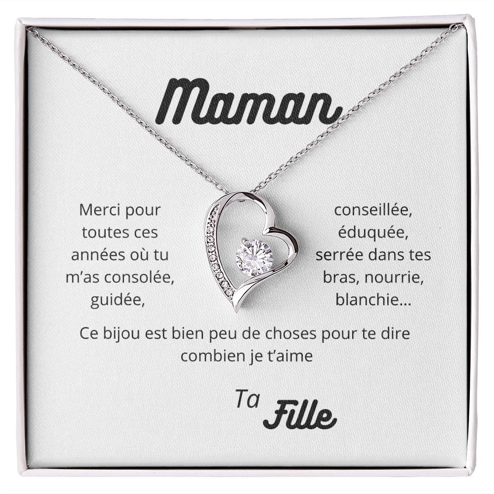 Collier Forever Love - Pour maman de fille