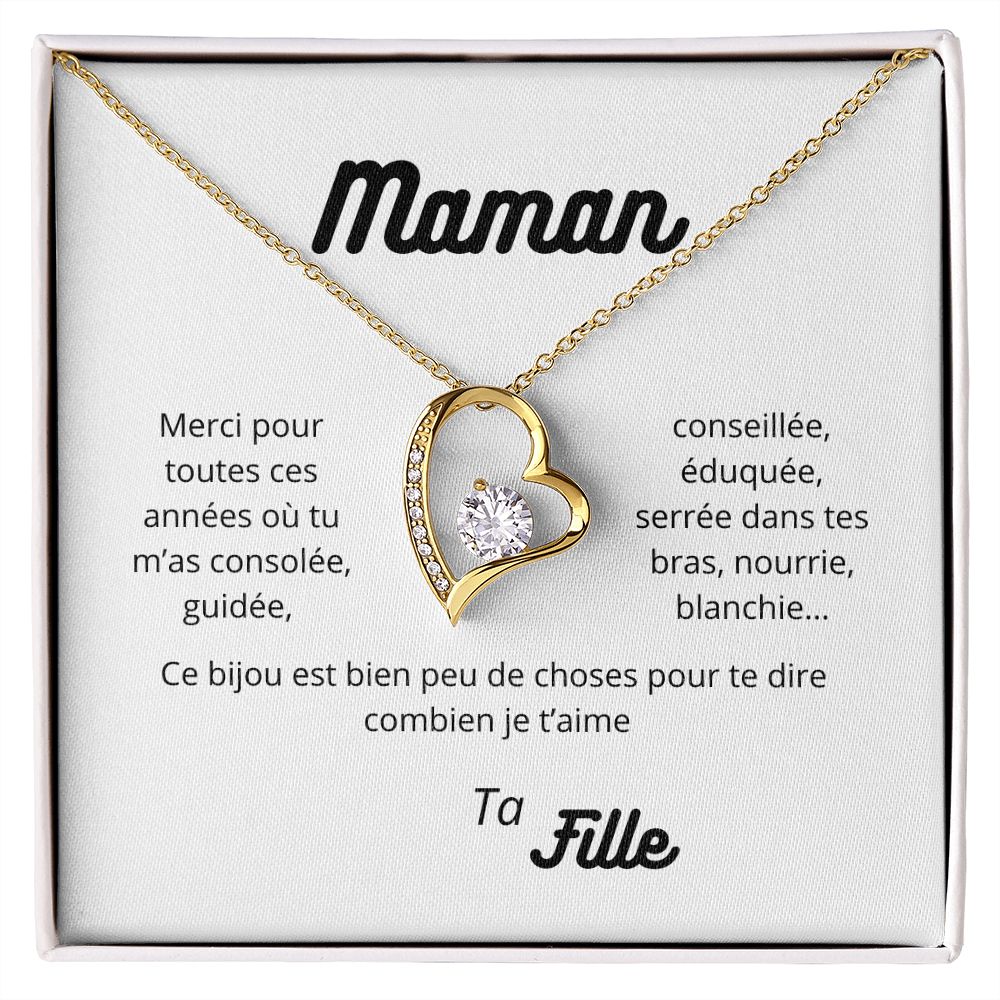 Collier Forever Love - Pour maman de fille