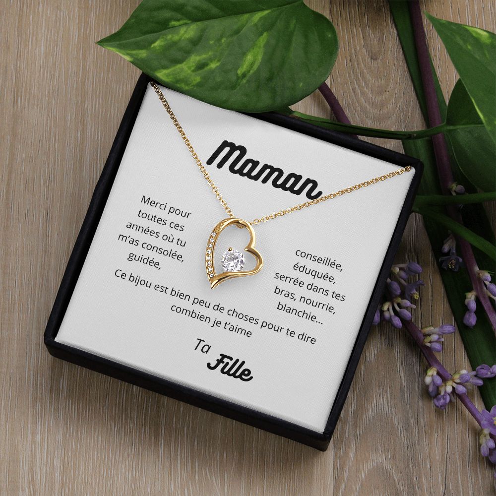 Collier Forever Love - Pour maman de fille