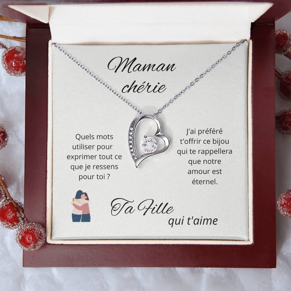 Collier Amour Eternel - fille à maman
