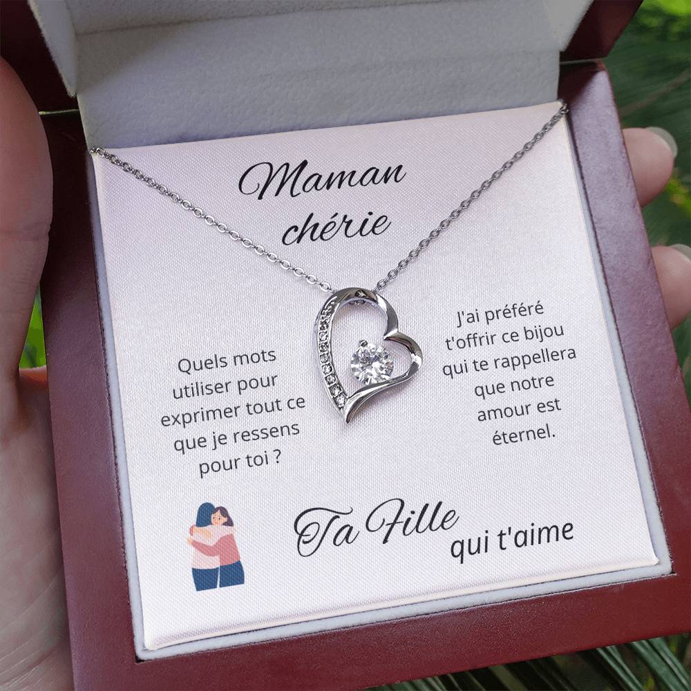 Collier Amour Eternel - fille à maman