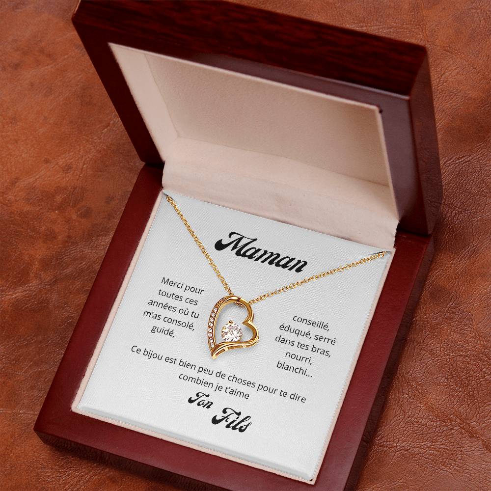 Fils à Maman - collier amour éternel
