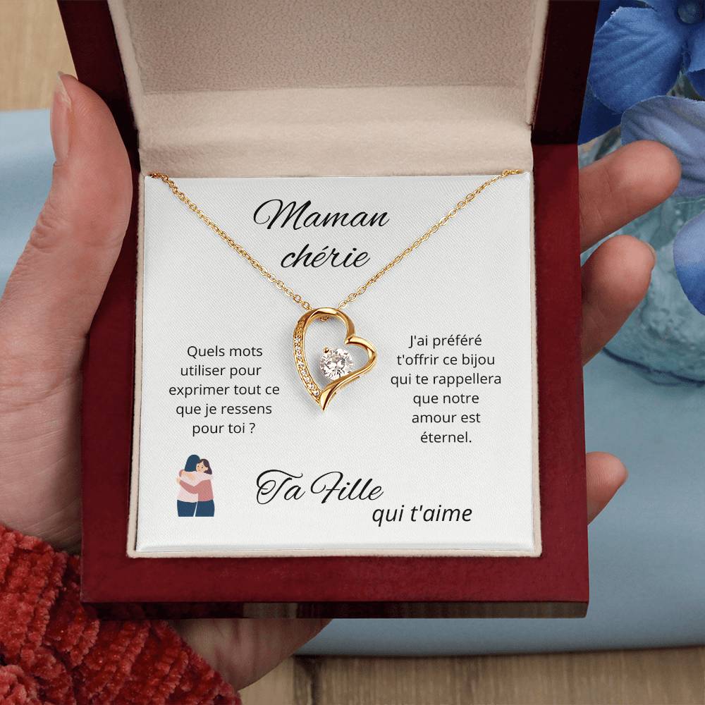 Collier Amour Eternel - fille à maman