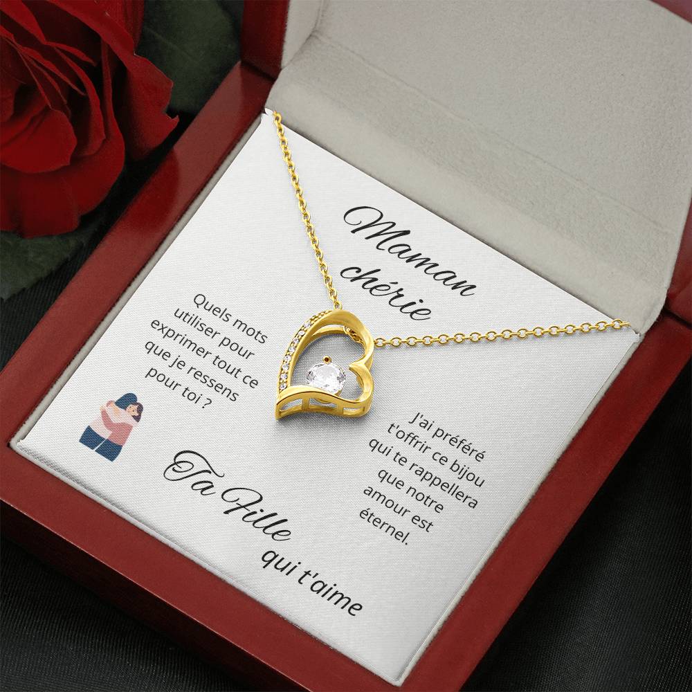 Collier Amour Eternel - fille à maman