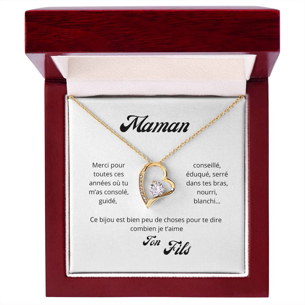 Fils à Maman - collier amour éternel