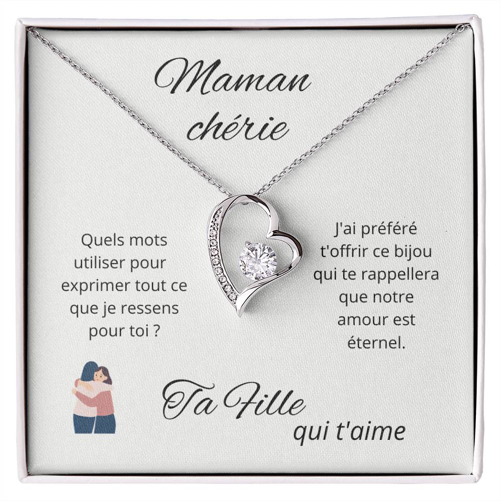 Collier Amour Eternel - fille à maman