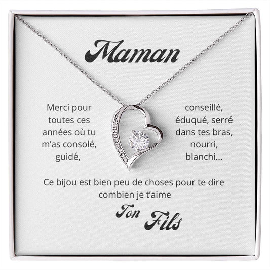 Fils à Maman - collier amour éternel