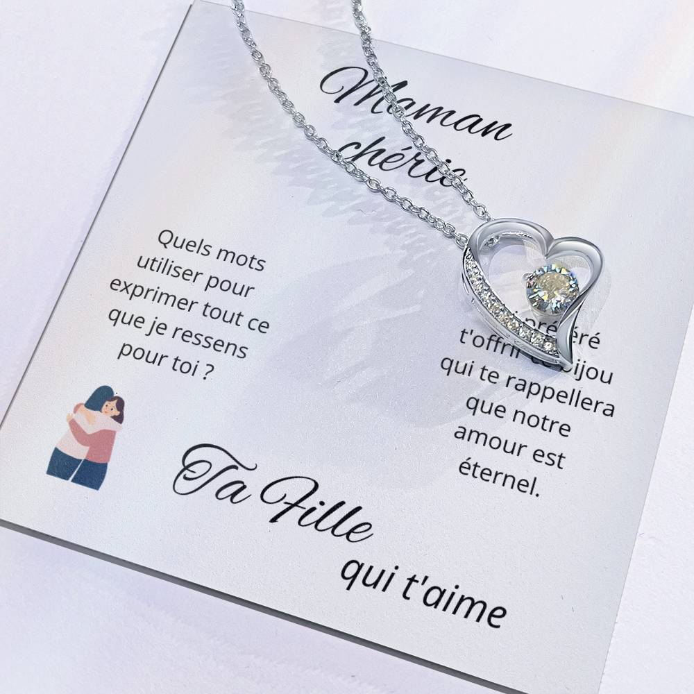 Collier Amour Eternel - fille à maman