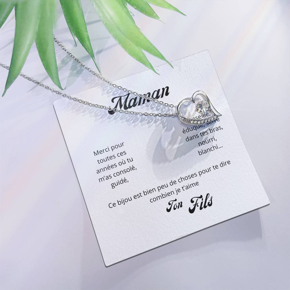 Fils à Maman - collier amour éternel