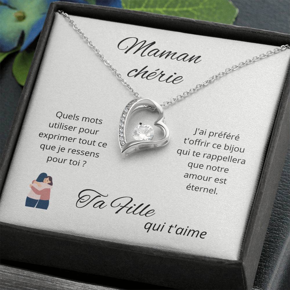 Collier Amour Eternel - fille à maman