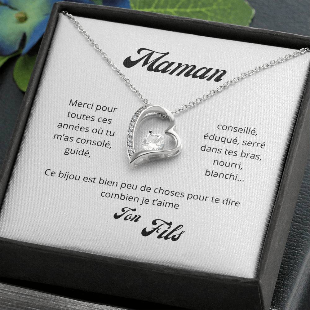 Fils à Maman - collier amour éternel