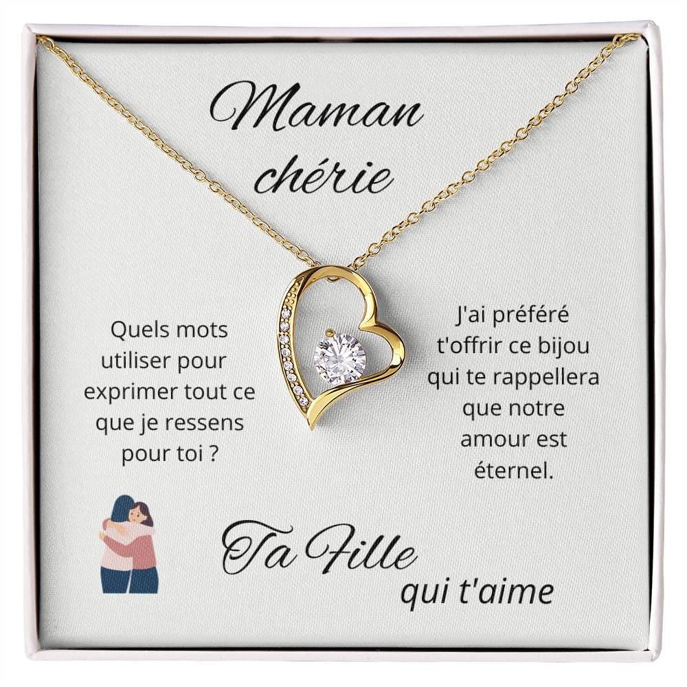 Collier Amour Eternel - fille à maman