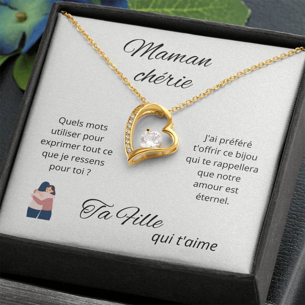 Collier Amour Eternel - fille à maman