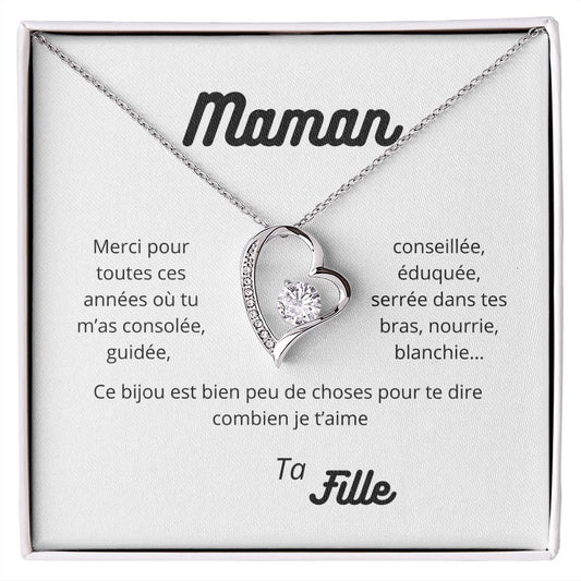 Collier Forever Love - Pour maman de fille